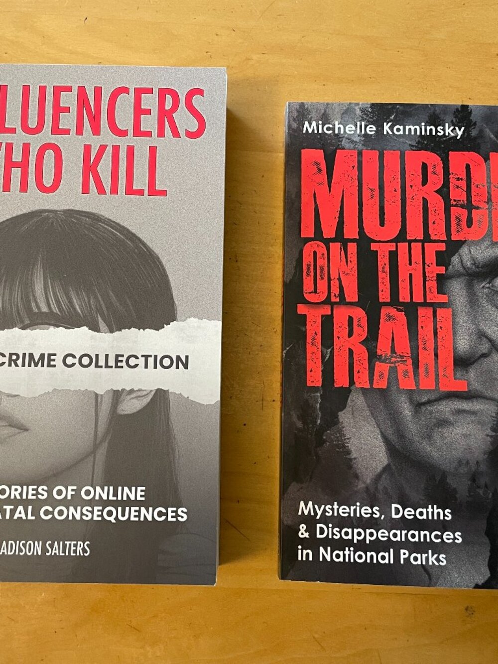 True Crime Paperback Book Lot Influences Who Kill & Murder on the Trail